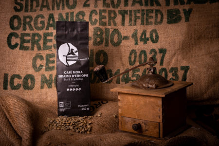 Café Moka Sidamo d'Éthiopie bio & équitable - Les Torréfacteurs Français
