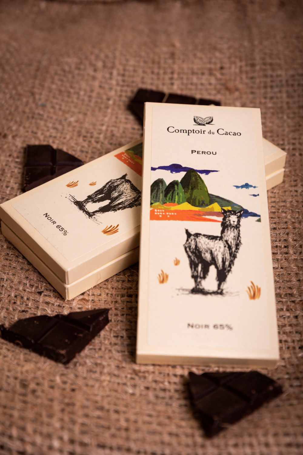 Tablette de chocolat Pérou comptoir du cacao