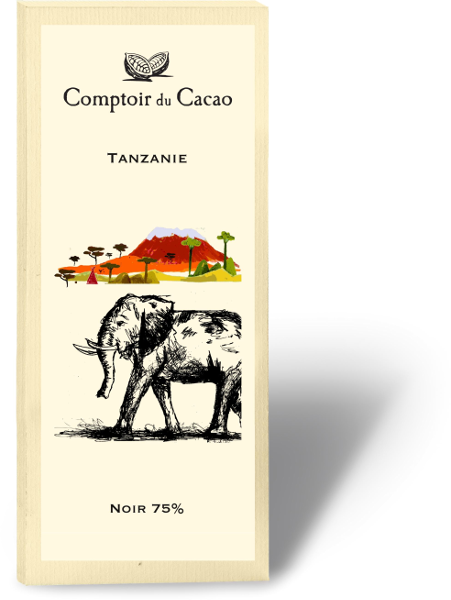 Tablette de chocolat de Tanzanie