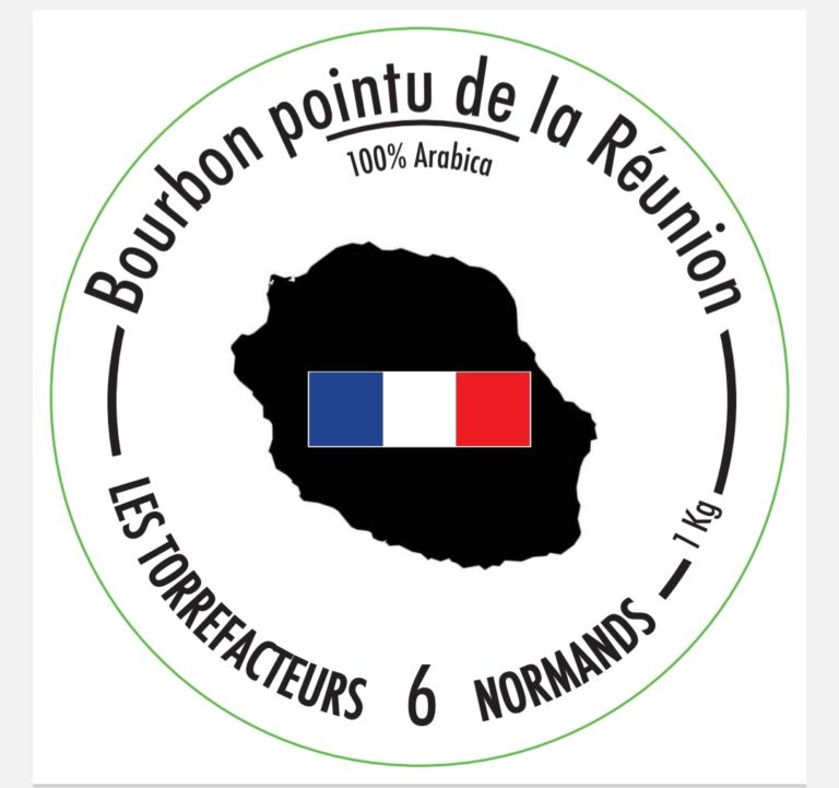 Photo étiquette bourbon pointu de la Réunion