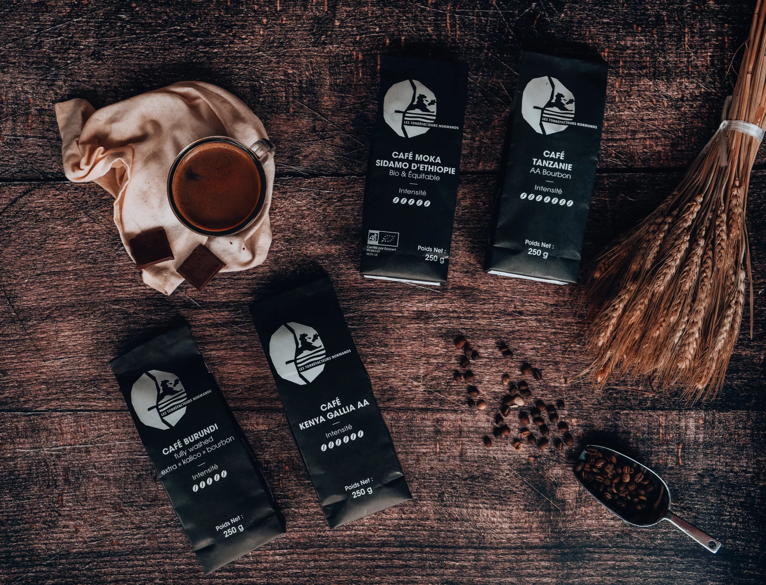 Offre des 4 cafés d'Afrique des Torréfacteurs Français