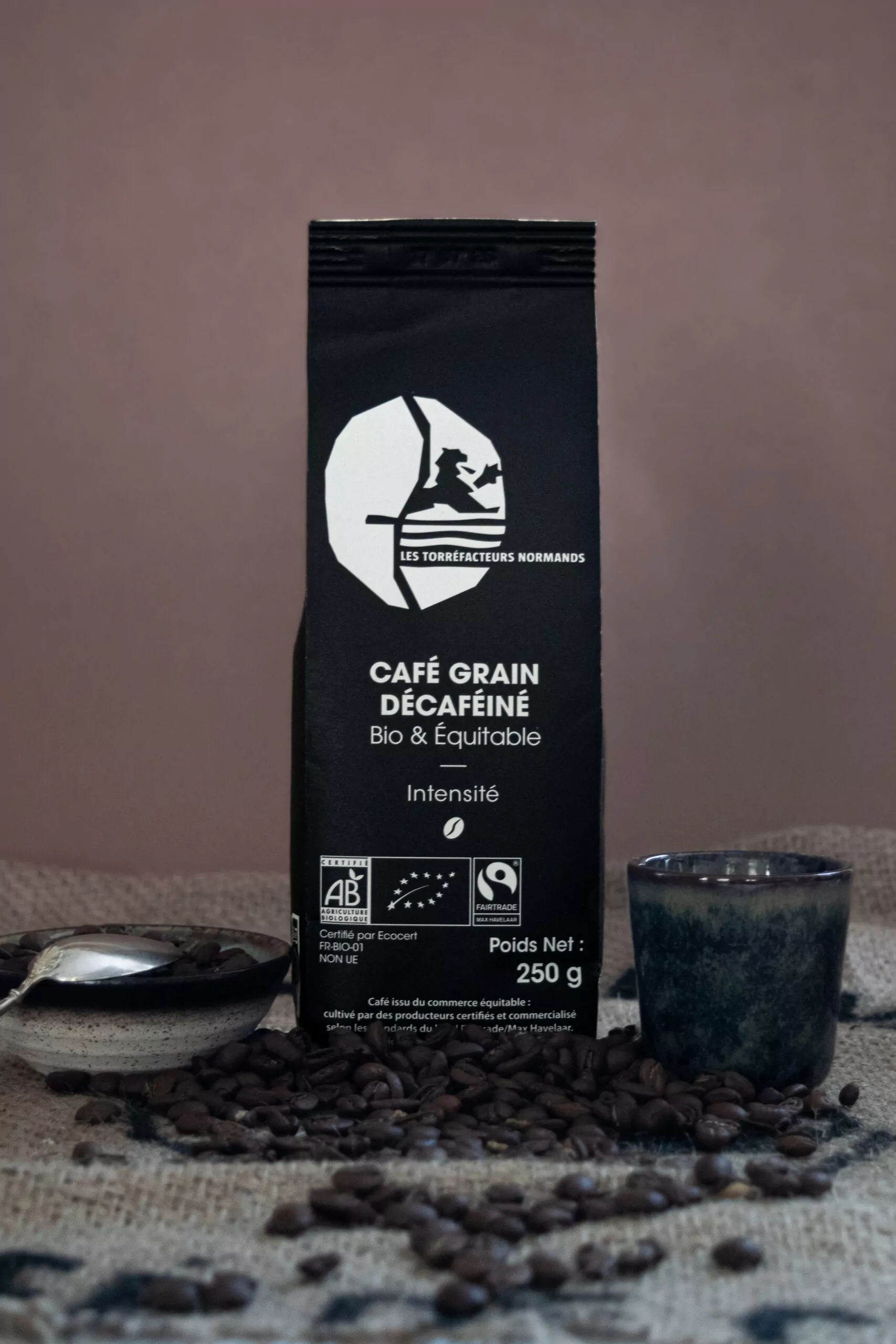 Paquet de café Décaféiné