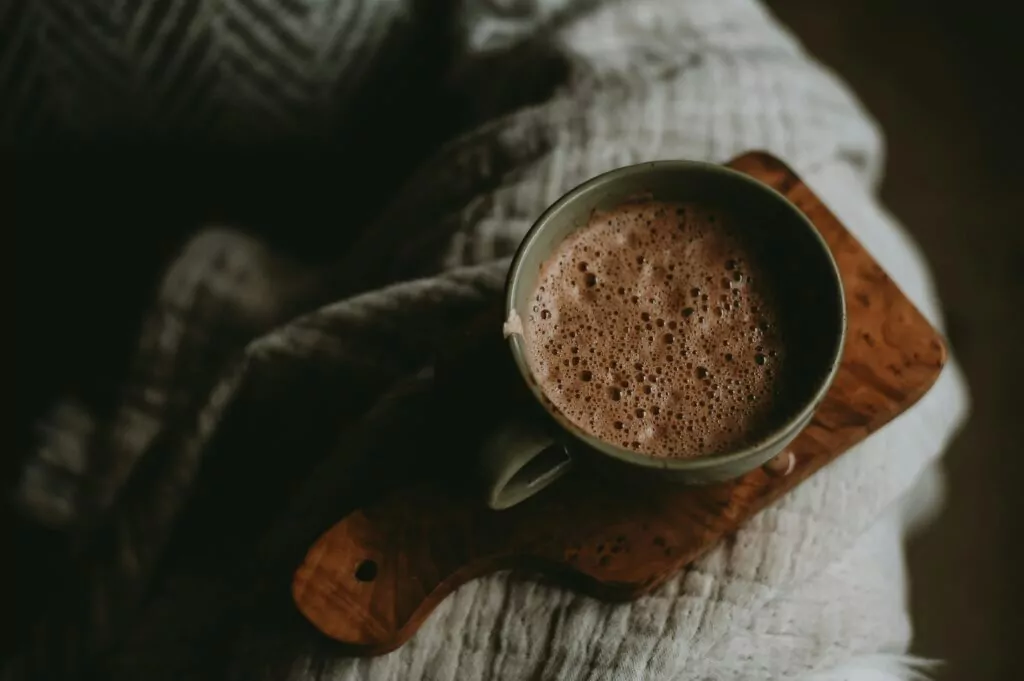 Tasse de chocolat chaud