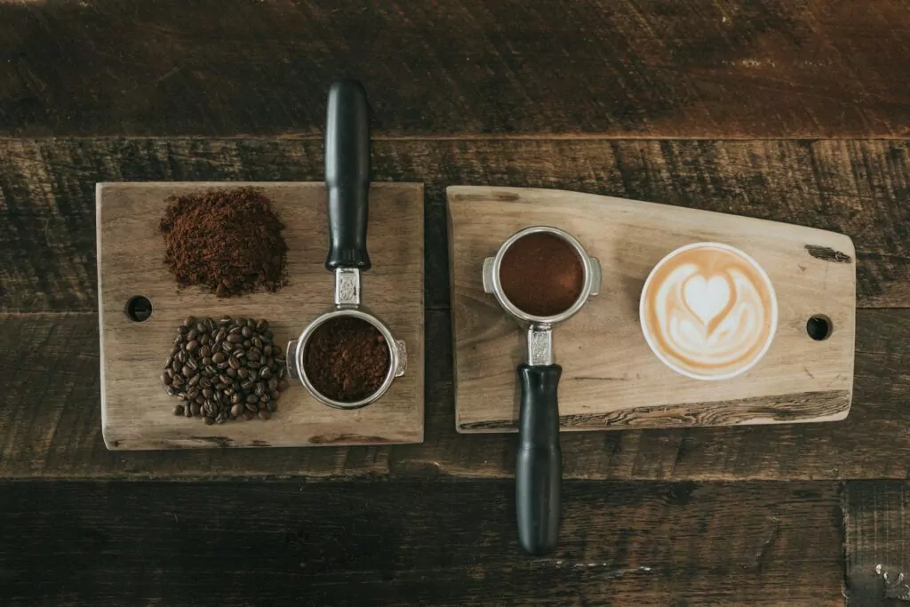 Café en grain et café moulu
