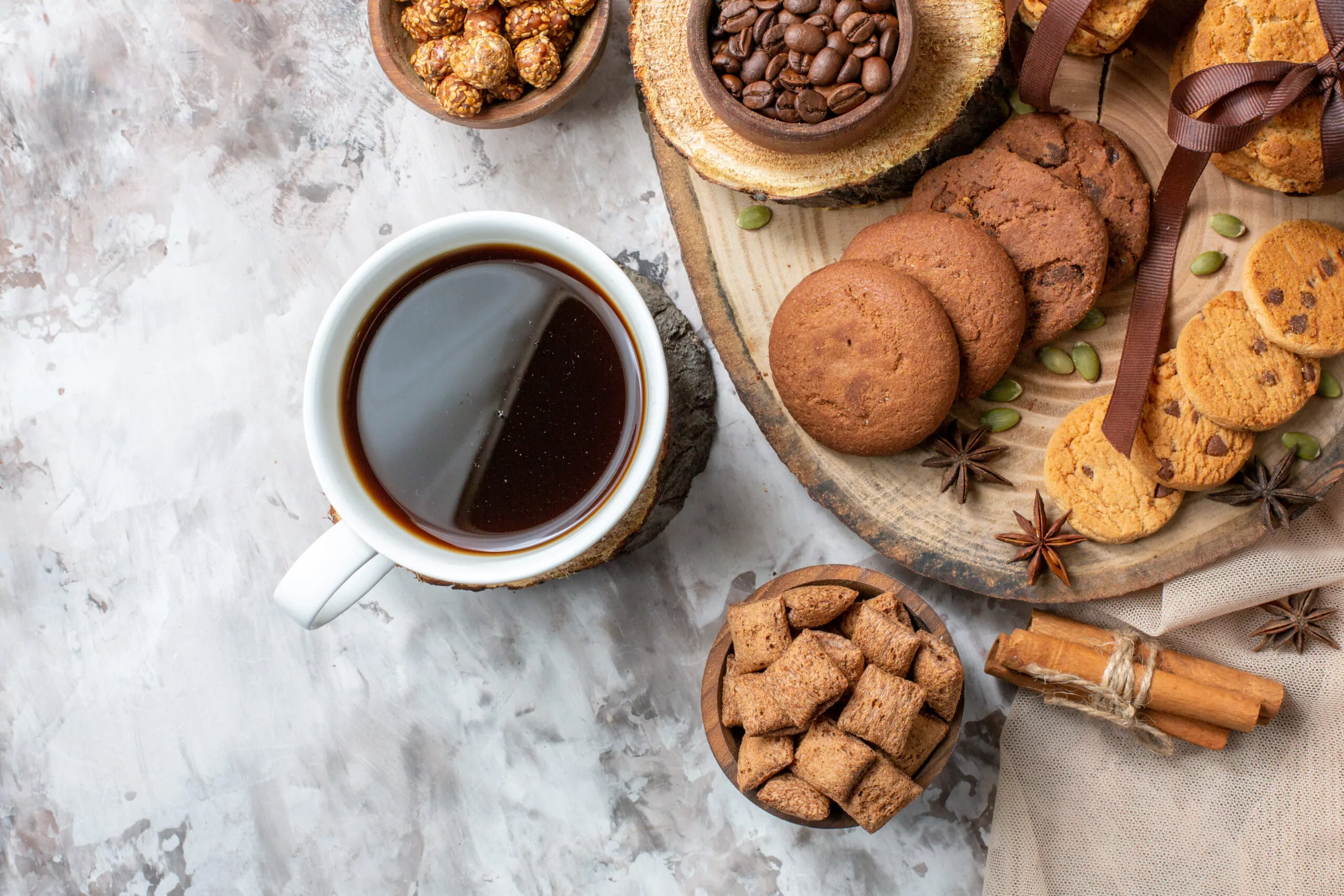 Tasse et biscuits
