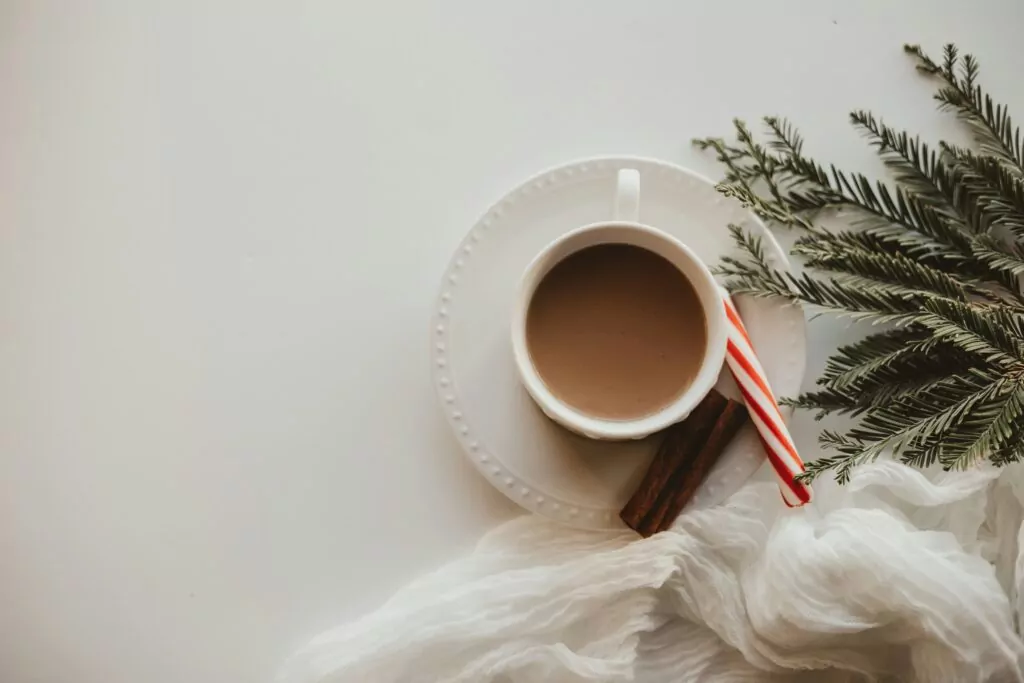 Tasse de café de noel